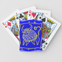 Taurus Bicycle Poker Cards