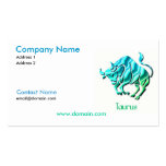 Taurus Business Card business cards