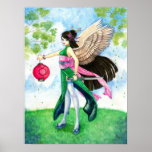 Taurus Geisha Zodiac Large Japanese Fine Art Print