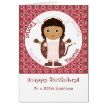 Taurus Girl - Happy Birthday Greeting Card