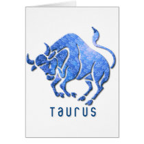 Taurus Horoscope Card