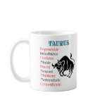 Taurus Horoscope Zodiac Sign Coffee Mug