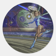 Taurus Round Stickers