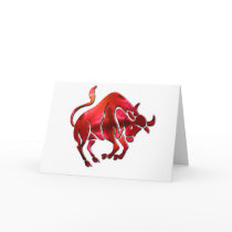 Taurus Symbol Greeting Card