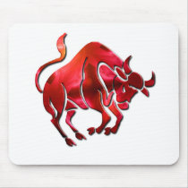 Taurus Symbol Mouse Pad
