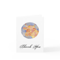 Taurus Thank You Card