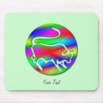 Taurus The Bull Zodiac Rainbow Colour