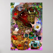 Taurus Zodiac Collage