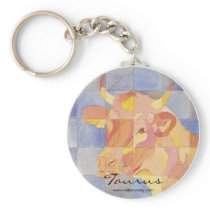Taurus Zodiac Key Chains