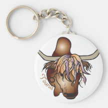 Taurus Zodiac Keychain