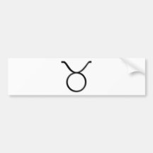 Taurus - Zodiac Sign Bumper Stickers