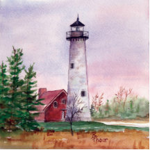 Tawas Point Light Photo Sculpture
