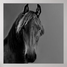 Tawny horse print