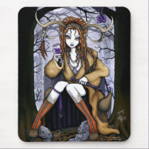 Tawny Therianthrope Nature Spirit Fairy Mousepad mousepads