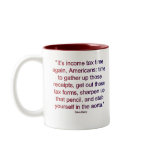 Tax Day....Stab Yourself Coffee Mug