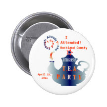 Tax Day TEA PARTY April 15, 2011 Pins