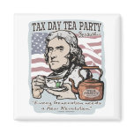 Tax Day Tea Party Gear magnets