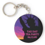 Tax Day Tea Party - Statue of Liberty keychains
