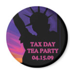 Tax Day Tea Party - Statue of Liberty magnets