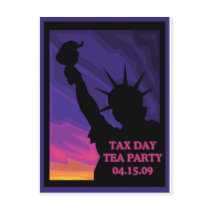 Tax Day Tea Party - Statue of Liberty Post Cards
