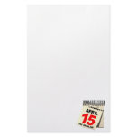 Tax Deadline stationery