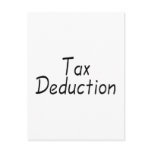 Tax Deduction postcards
