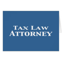 Tax Law Attorney Gifts Card