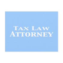 Tax Law Attorney Gifts Post Cards