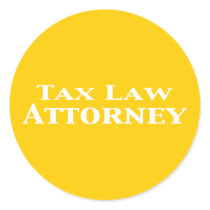 Tax Law Attorney Gifts Stickers