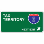 Tax Next Exit photo sculptures