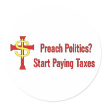 Tax Political Churches Stickers