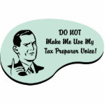 Tax Preparer Voice photo sculptures