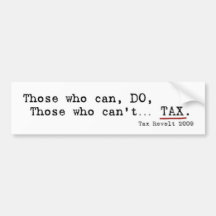 Tax Revolt 2009 Bumper Sticker