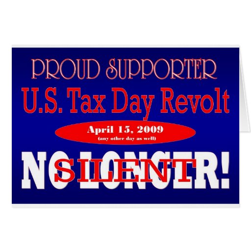Tax Revolt Card
