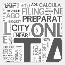 Tax season stickers