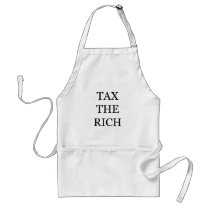 Tax The Rich Aprons