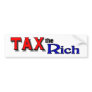 Tax the Rich Bumper Sticker