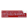 Tax  Way to Prosperity (Churchill) Bumper Stickers
