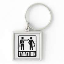 Taxation Is Violence Keychain