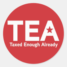 Taxed Enough Already Stickers