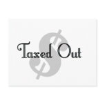 Taxed Out postcards