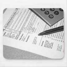 Taxes Mouse Pads