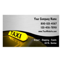 Taxi Business Cards New