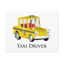 Taxi Driver Postcard