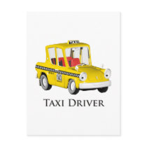 Taxi Driver Postcard