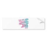 taxi nyc soul global dance bumper sticker