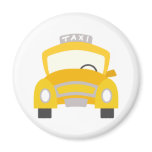 Taxi Print magnets