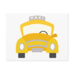 Taxi Print postcards