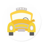 Taxi Print stickers