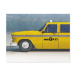 Taxicab card postcards